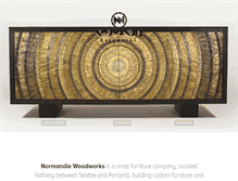 Tablet Screenshot of normandiewoodworks.com